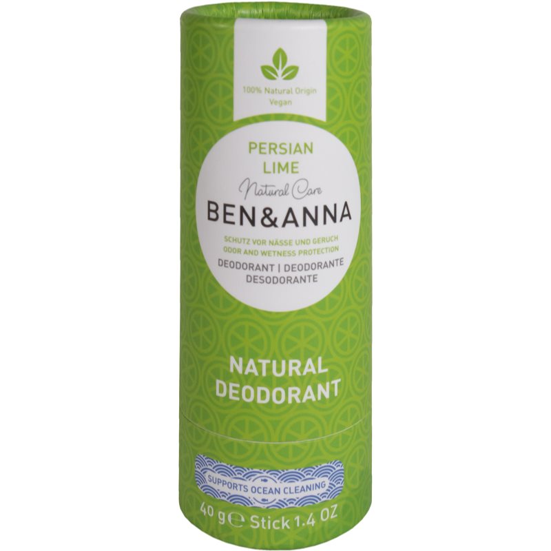 BEN&ANNA Natural Deodorant Persian Lime στερεό αποσμητικό 40 γρ φωτογραφία