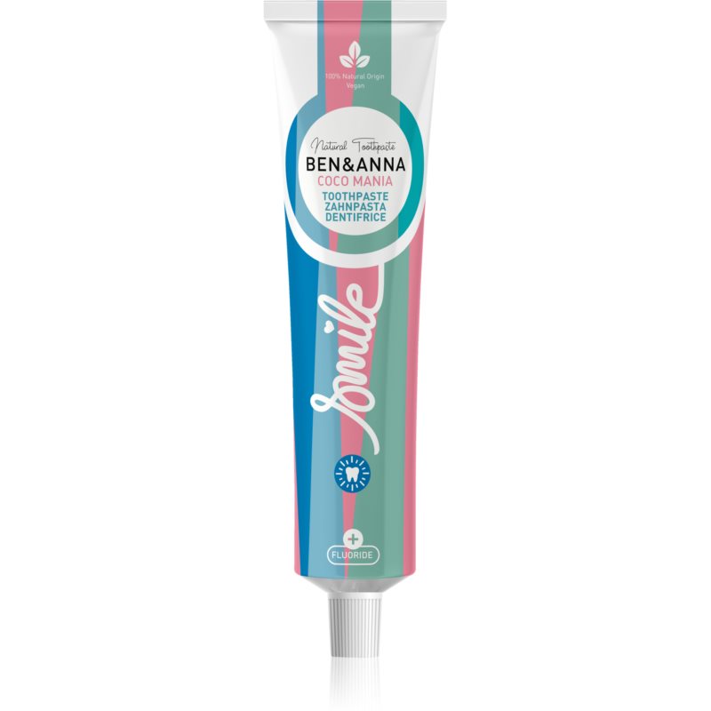 BEN&ANNA Toothpaste Coco Mania pastă de dinți naturală 75 ml