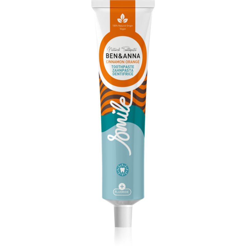 BEN&ANNA Toothpaste Cinnamon Orange naravna zobna pasta 75 ml