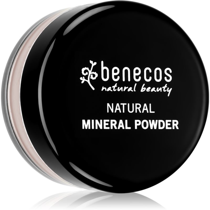 Benecos Natural Beauty mineralinė pudra atspalvis Light Sand 10 g