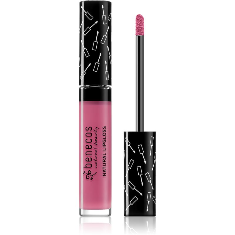 Benecos Natural Beauty lūpų blizgesys atspalvis Pink Blossom 5 ml