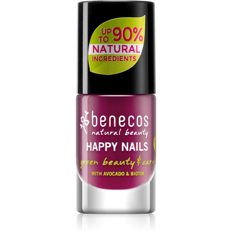 Benecos Happy Nails maitinamasis nagų lakas atspalvis Wild Orchid 5 ml