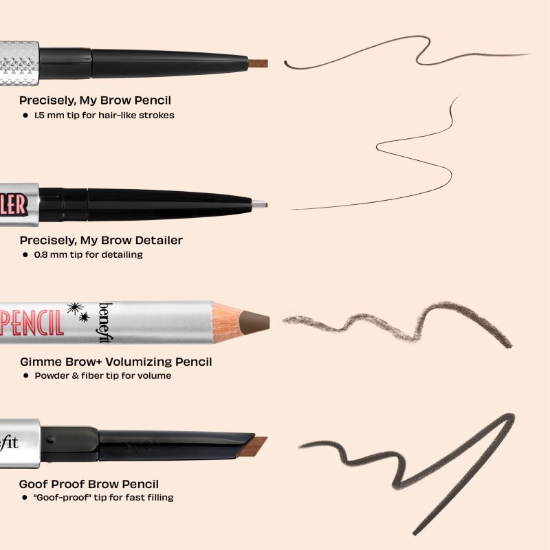 Benefit Goof Proof Augenbrauenstift mit Bürste Farbton 05 Warm Black-Brown 0.34 g (Bild 7)