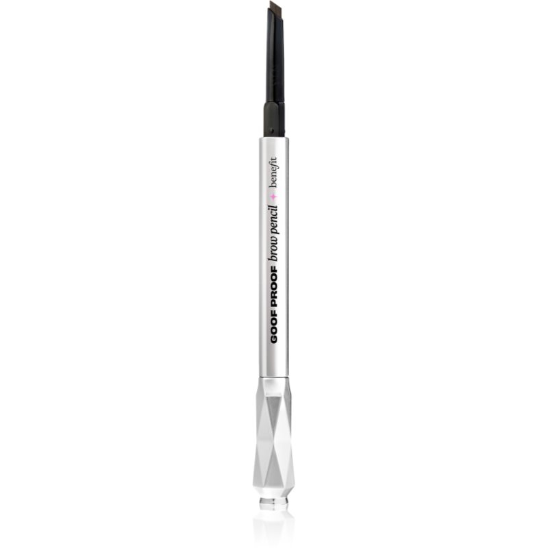 Benefit Goof Proof ceruzka na obočie s kefkou odtieň 06 Cool Soft Black 0.34 g