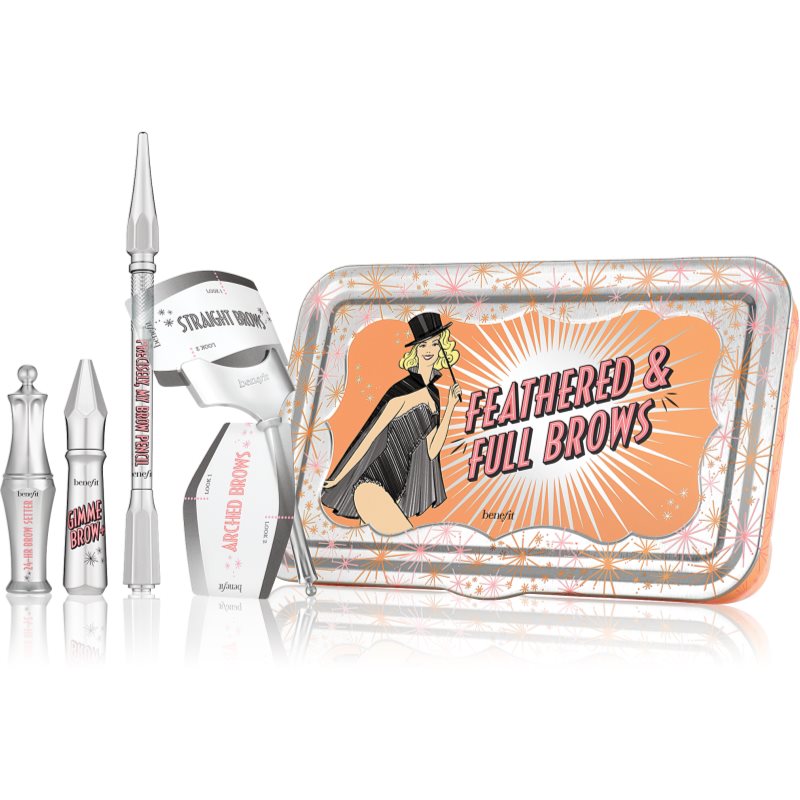 

Benefit Feathered & Full Brows набір для моделювання ідеальної форми брів відтінок 01 Light