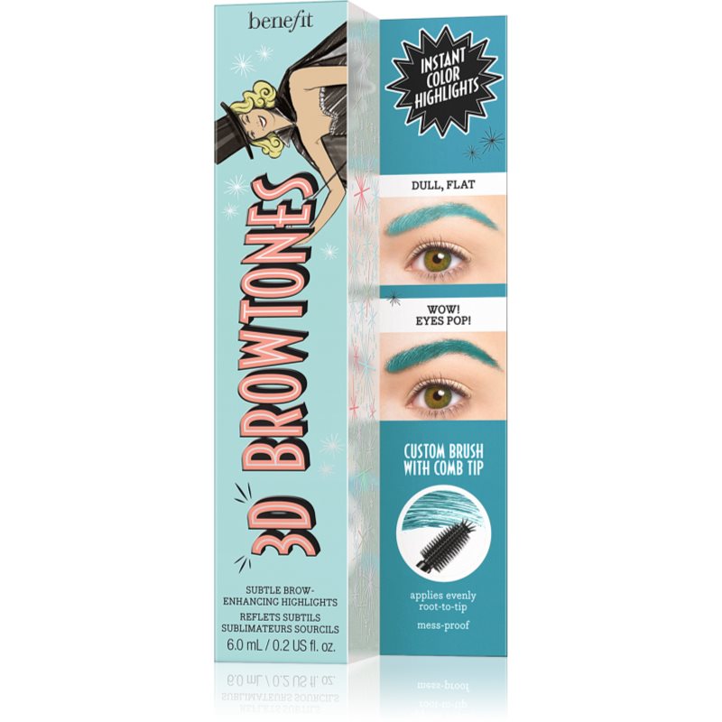 Benefit 3D BROWtones Gel Sourcils Teinte Deep Teal 6 Ml