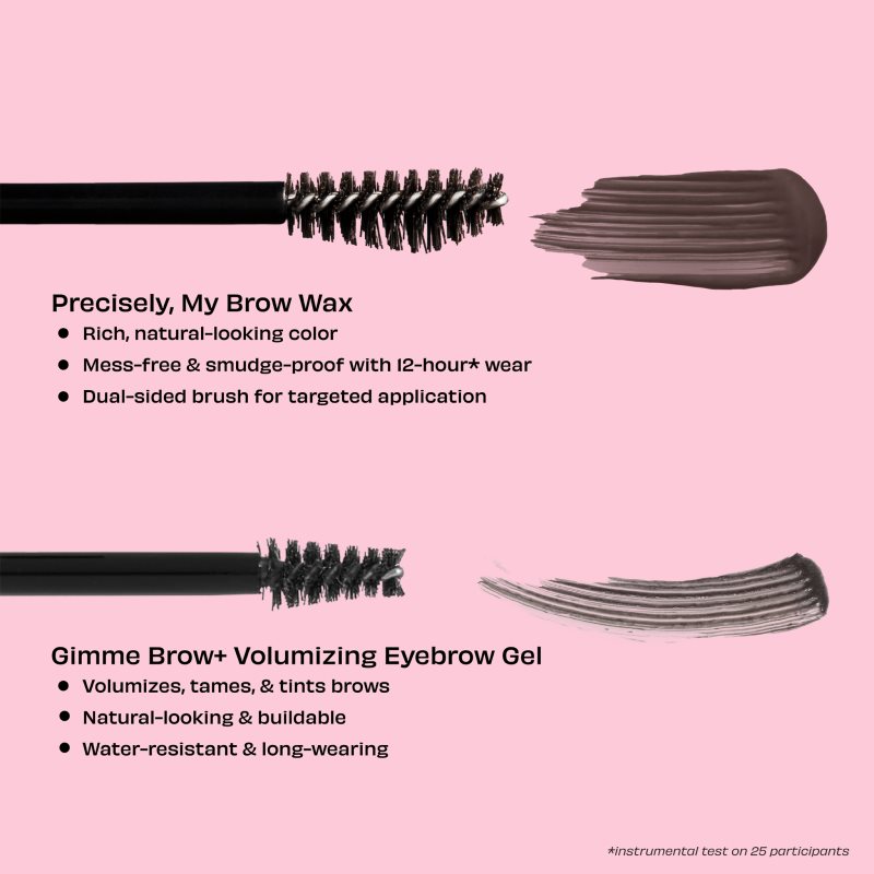 Benefit Gimme Brow+ Mini гель для брів для збільшення об'єму відтінок 3,5 Warm Auburn Brown 1,5 гр