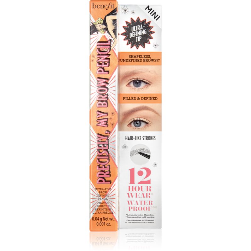 Benefit Precisely, My Brow Pencil Mini олівець для брів відтінок 3.5 Neutral Medium Brown 0,04 гр