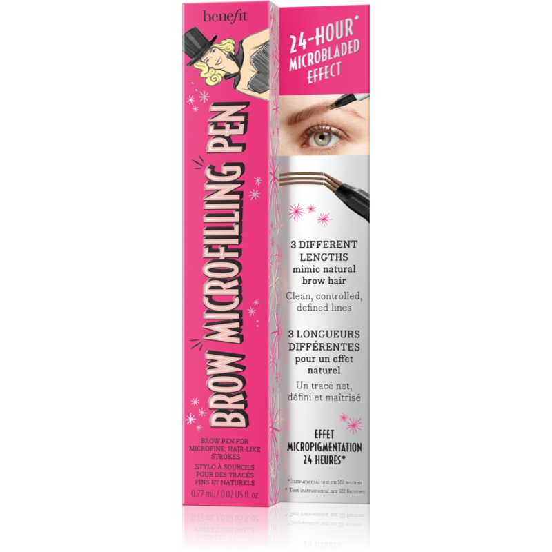 Benefit Brow Microfilling Pen олівець для очей відтінок 3 Light Brown 0.8 мл