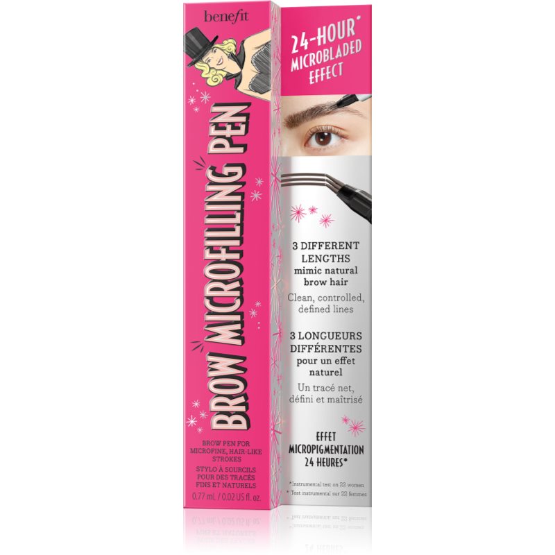 Benefit Brow Microfilling Pen Stylo Sourcils Teinte 5 Deep Brown 0,8 Ml