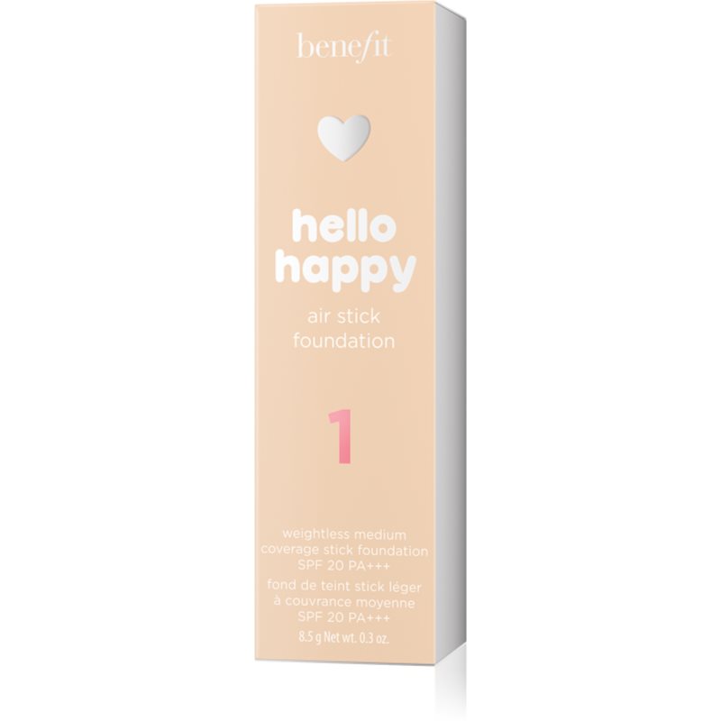 Benefit Hello Happy Air Stick Foundation основа під макіяж SPF 20 відтінок 1 Fair Cool 8.5 гр