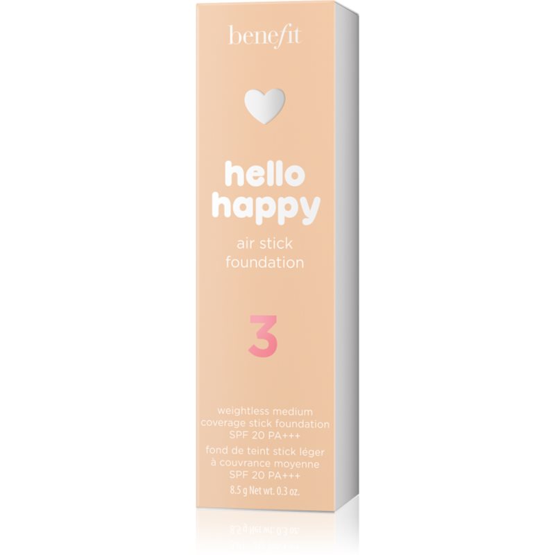 Benefit Hello Happy Air Stick Foundation основа під макіяж SPF 20 відтінок 3 Light Neutral 8.5 гр