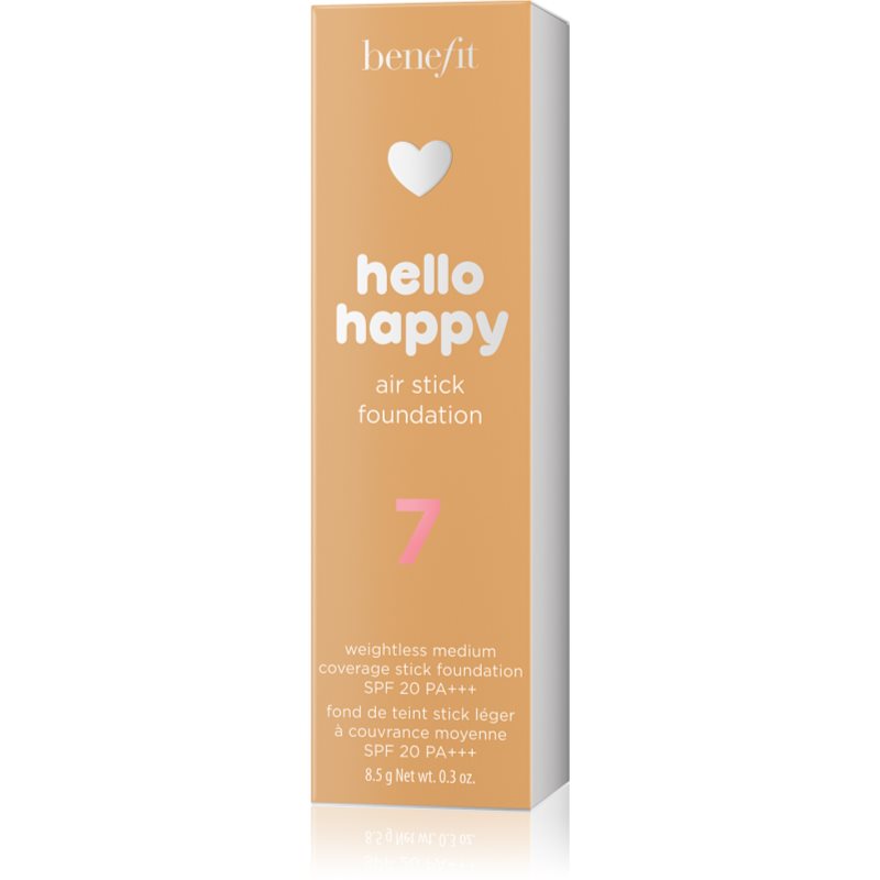 Benefit Hello Happy Air Stick Foundation основа під макіяж SPF 20 відтінок 7 Medium-Tan Neutral 8.5 гр