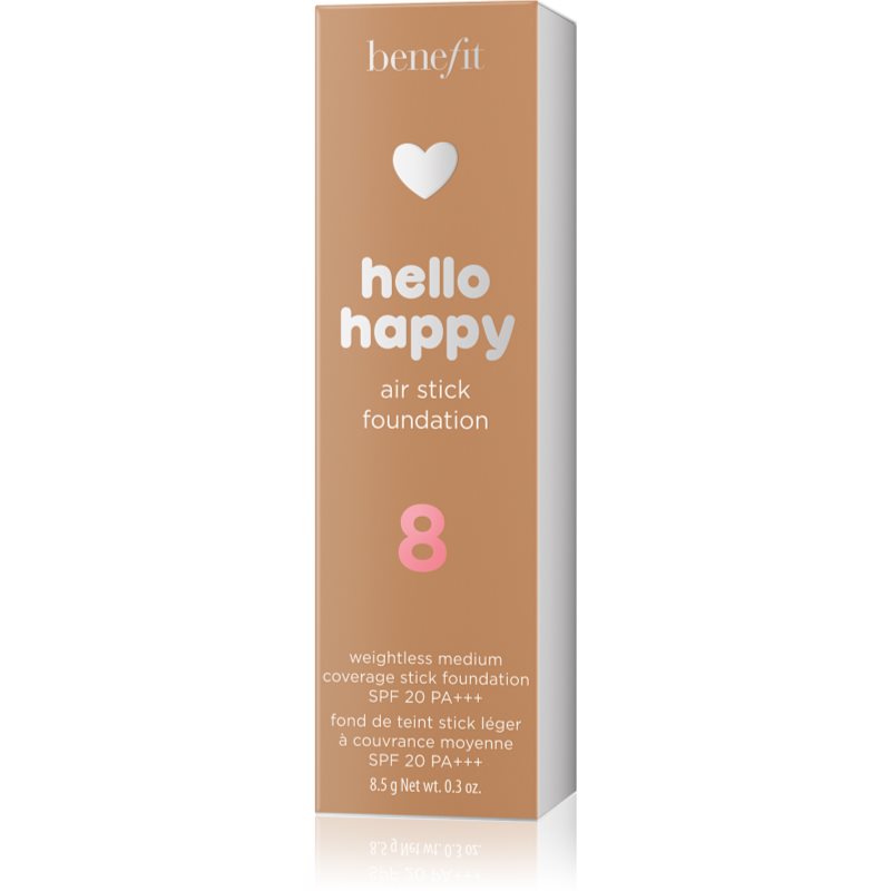 Benefit Hello Happy Air Stick Foundation основа під макіяж SPF 20 відтінок 8 Tan Warm 8.5 гр