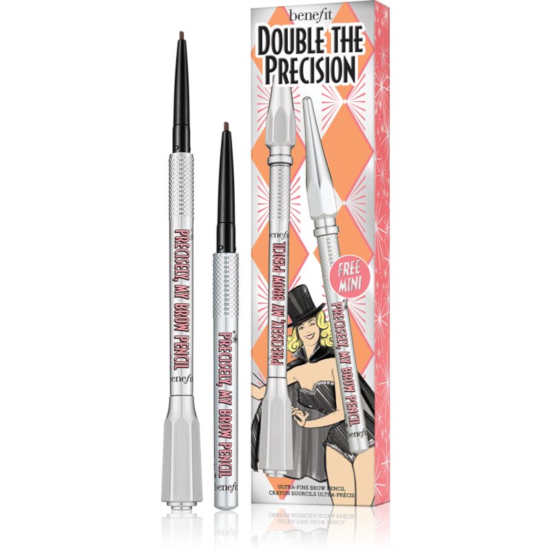 

Benefit Double the Precision набір для моделювання ідеальної форми брів відтінок 4 Warm Deep Brown