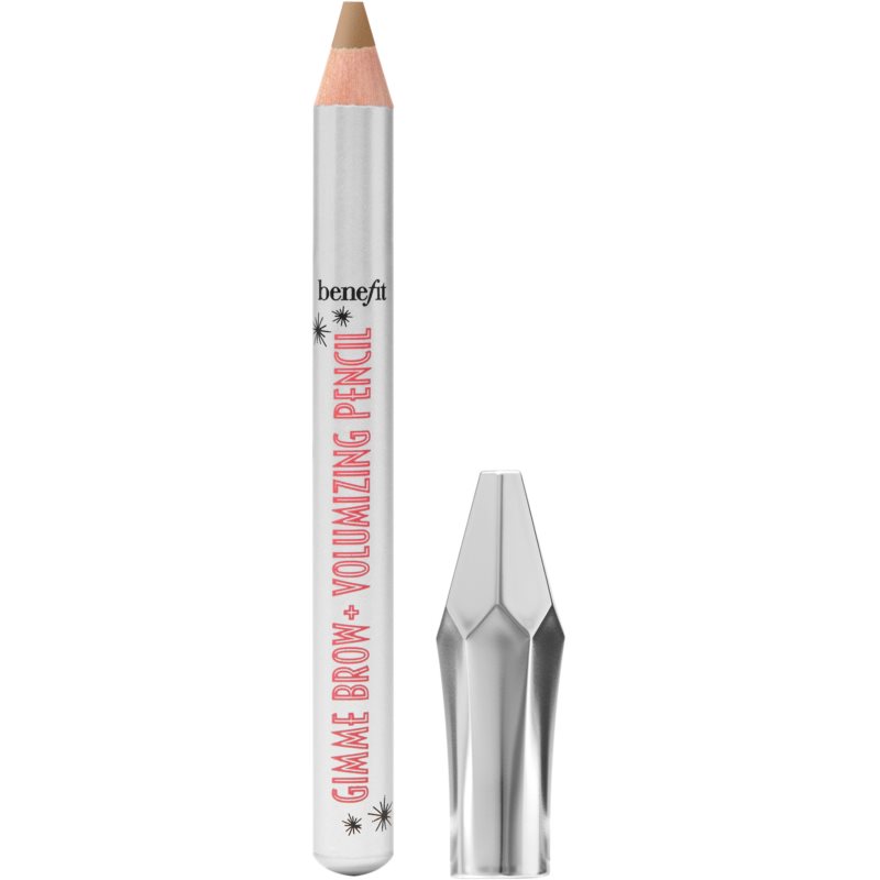 Benefit Gimme Brow+ Volumizing Pencil Mini водостійкий олівець для брів для об'єму відтінок 2 Warm Golden Blonde 0,6 гр