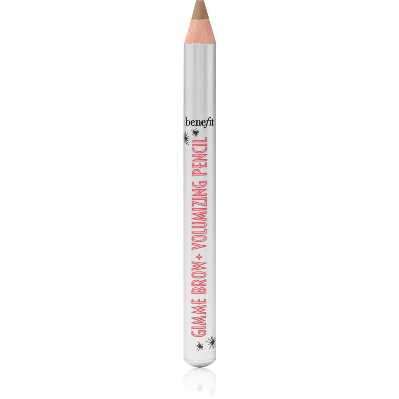 Benefit Gimme Brow  Volumizing Pencil Mini vodoodporen svinčnik za obrvi za volumen odtenek 3 Warm Light Brown 0,6 g