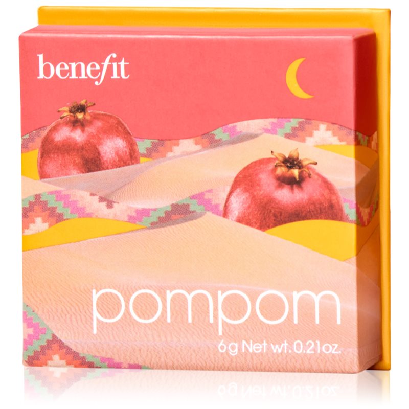 Benefit PomPom WANDERful World пудрові рум'яна відтінок Pomegranate Rose 6 гр