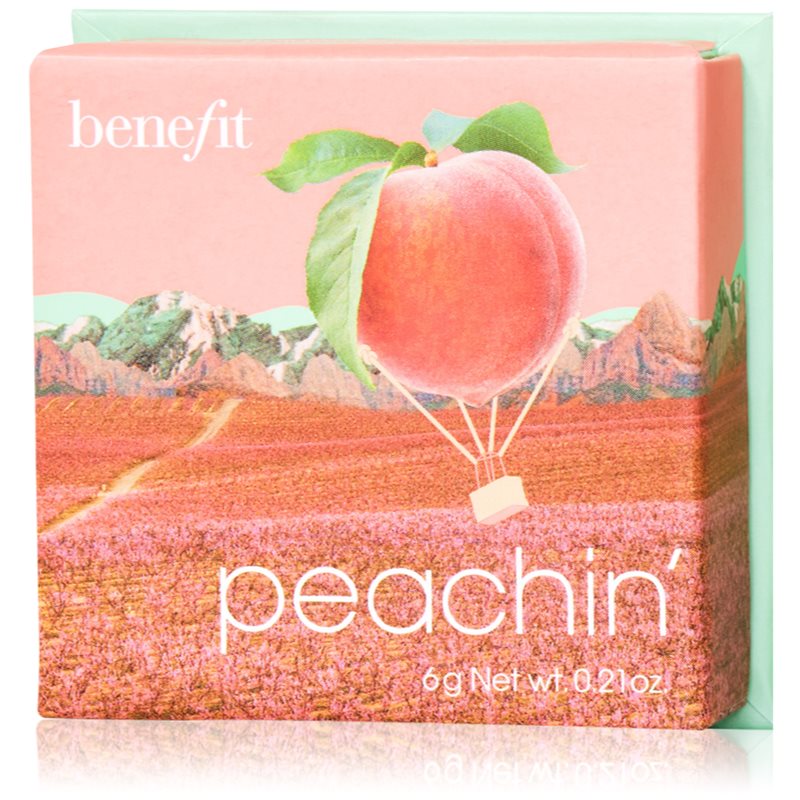 Benefit Peachin' WANDERful World пудрові рум'яна відтінок Golden Peach 6 гр
