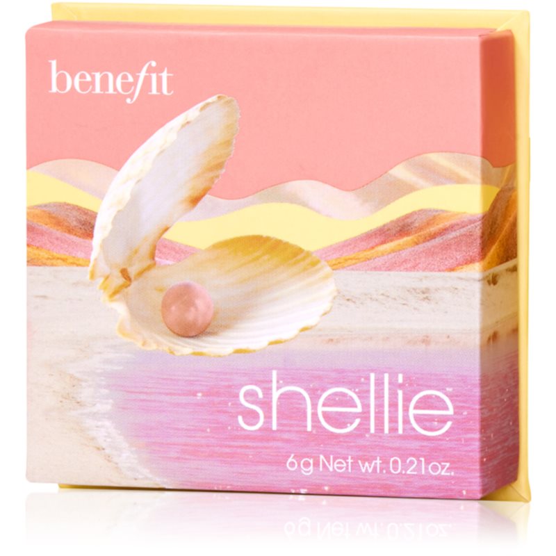 Benefit Shellie WANDERful World пудрові рум'яна відтінок Warm-seashell Pink 6 гр