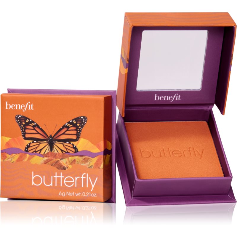 Benefit Butterfly WANDERful World пудрові рум'яна відтінок Golden Orange 6 гр