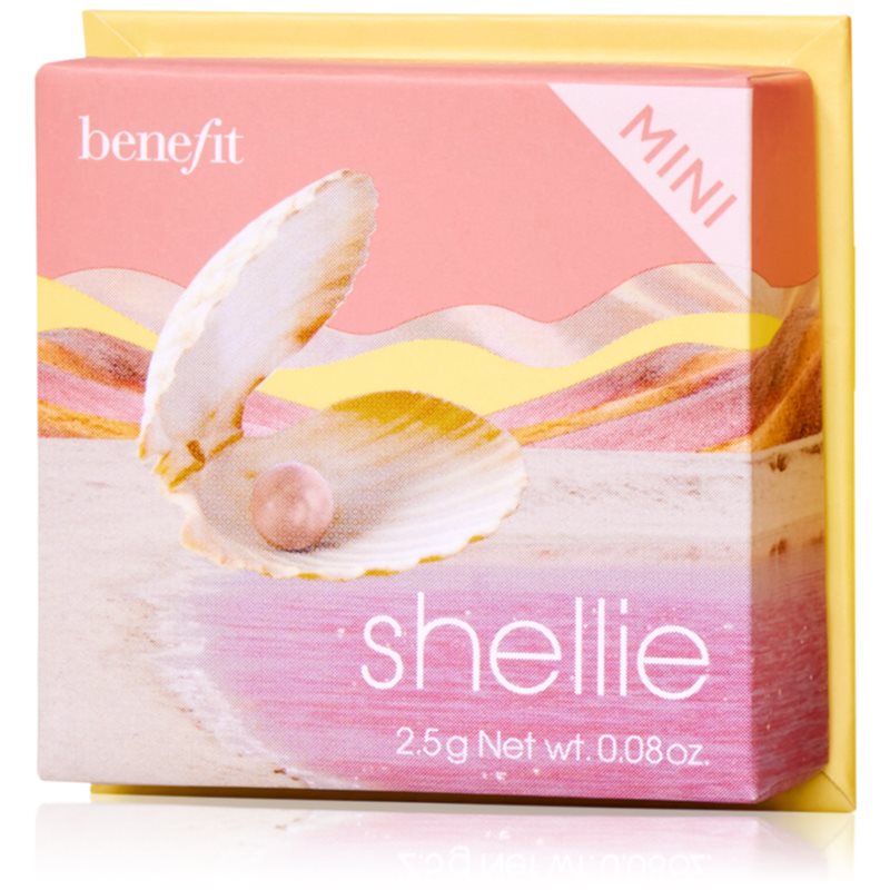 Benefit Shellie WANDERful World Mini пудрові рум'яна відтінок Warm-seashell Pink 2,5 гр