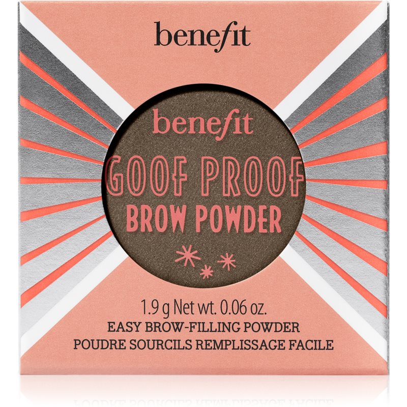 Benefit Goof Proof Brow Powder пудра та брів відтінок 3,5 Neutral Medium Brown 1,9 гр