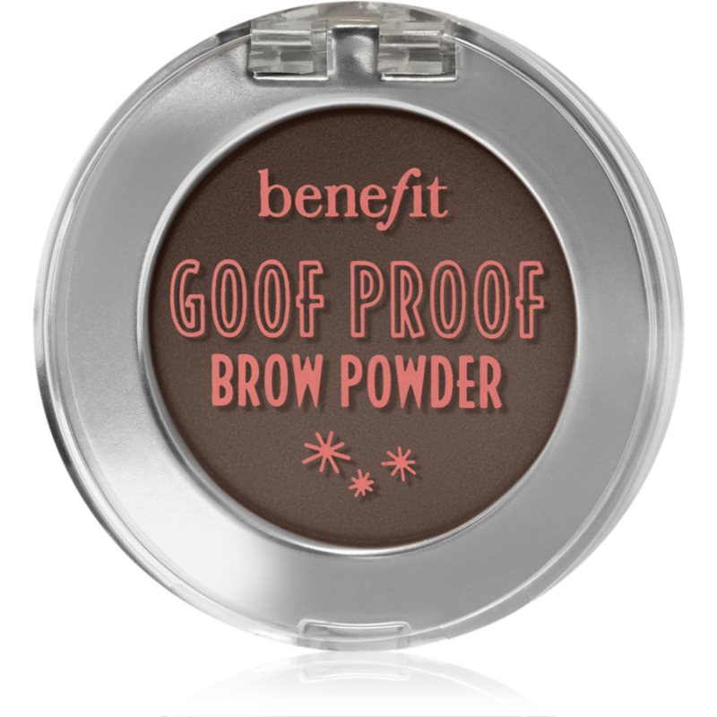 Benefit Goof Proof Brow Powder púder na obočie odtieň 4 Warm Deep Brown 1,9 g