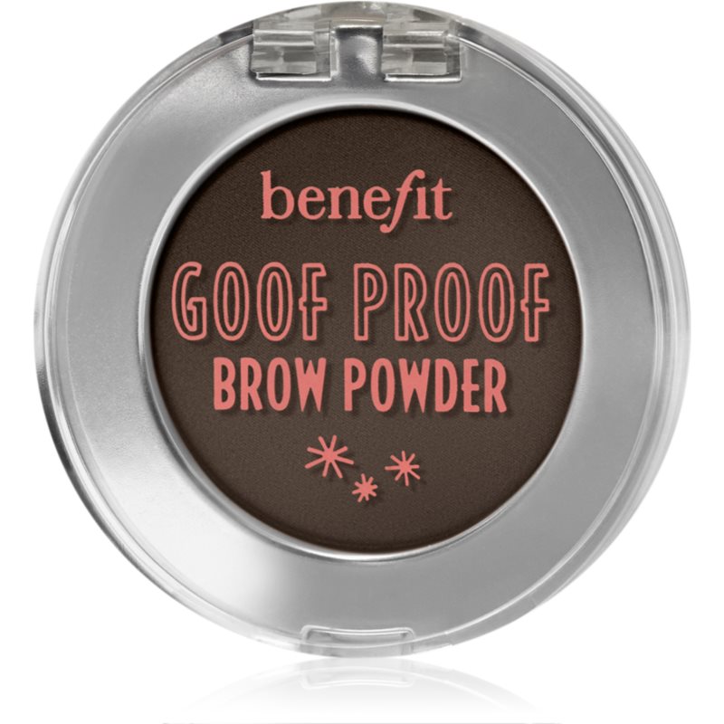 Benefit Goof Proof Brow Powder púder na obočie odtieň 4,5 Neutral Deep Brown 1,9 g