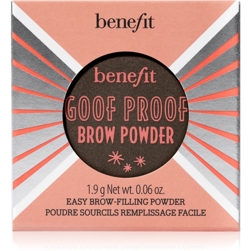 Benefit Goof Proof Brow Powder пудра та брів відтінок 4,5 Neutral Deep Brown 1,9 гр