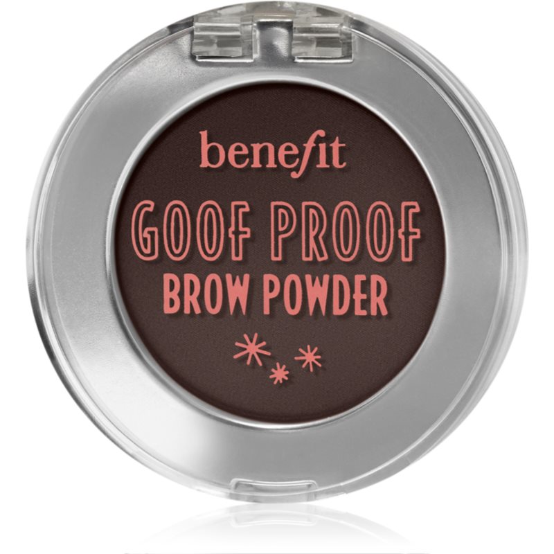 Benefit Goof Proof Brow Powder púder na obočie odtieň 5 Warm Black Brown 1,9 g