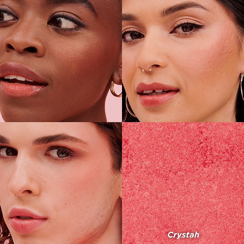 Benefit Crystah WANDERful World Mini Blush Poudre Teinte Strawberry Pink 2,5 G