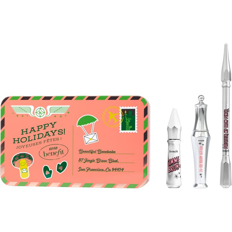 

Benefit Jolly Brow Bunch набір для моделювання ідеальної форми брів 2 Warm Golden Blonde відтінок