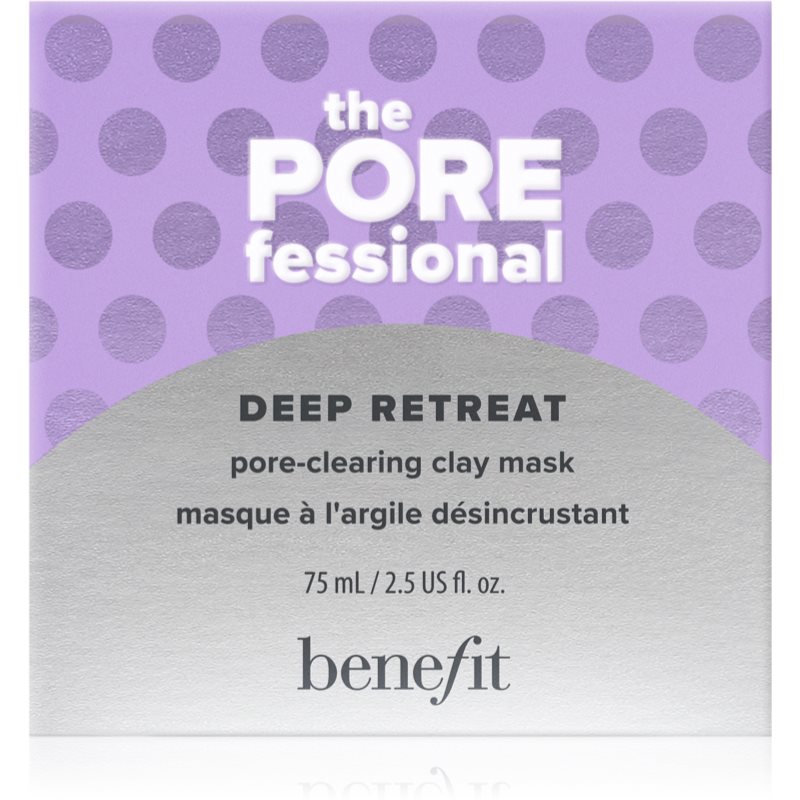 Benefit The POREfessional Deep Retreat очищуюча маска з глиною для розширених пор 75 мл