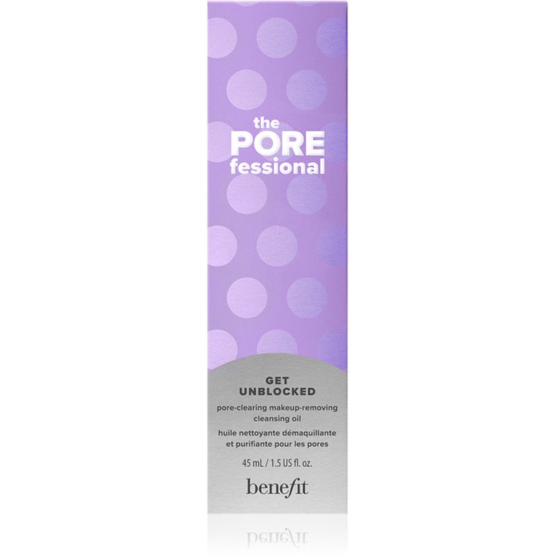 Benefit The POREfessional Get Unblocked Mini Huile Démaquillante Purifiante Pour Lisser La Peau Et Réduire Les Pores 45 Ml