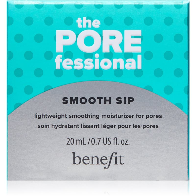 Benefit The POREfessional Smooth Sip Mini легкий гелевий крем для зволоження шкіри та звуження пор 20 мл