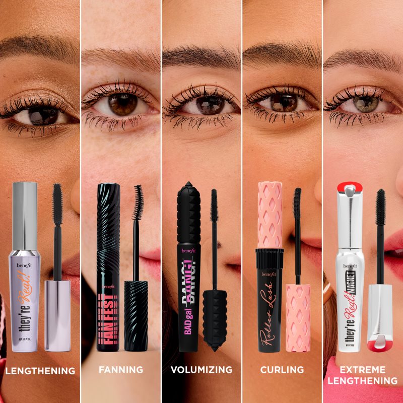 Benefit Fan Fest Fanning & Volumizing Mascara туш для вій з ефектом об'єму відтінок Hyper Black 8,5 гр