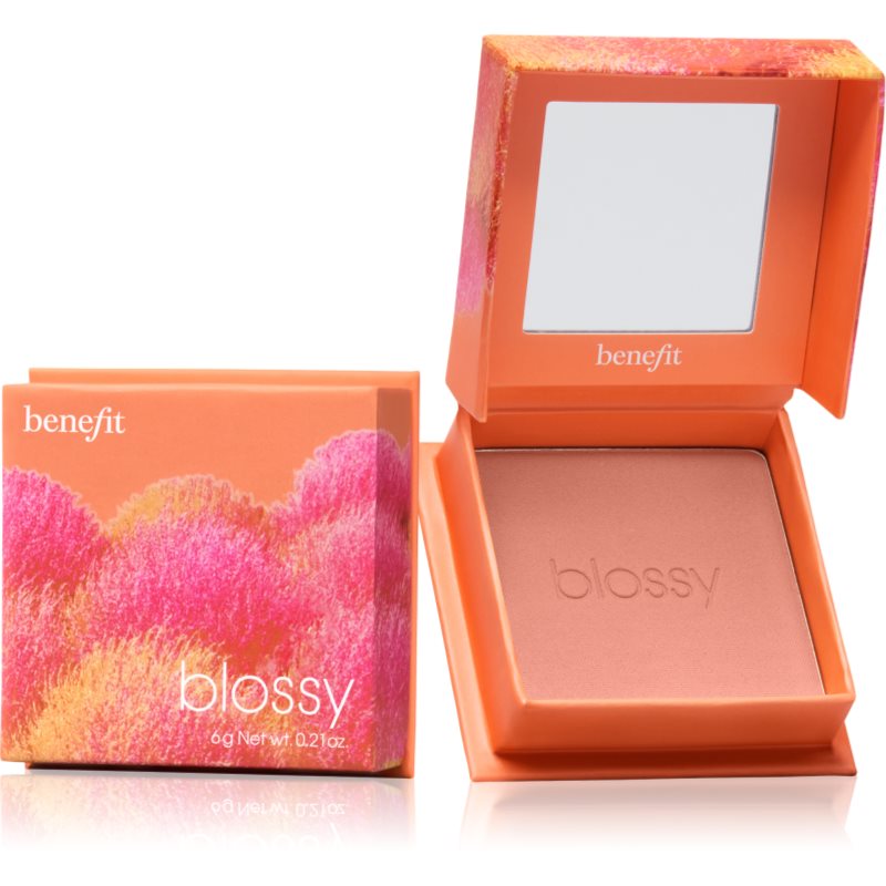 Benefit Blossy WANDERful World púderes arcpír árnyalat Warm Apricot 6 g akciós termékkép 1