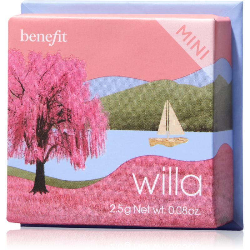 Benefit Willa WANDERful World Mini Blush Poudre Teinte Soft Neutral-rose 2.5 G