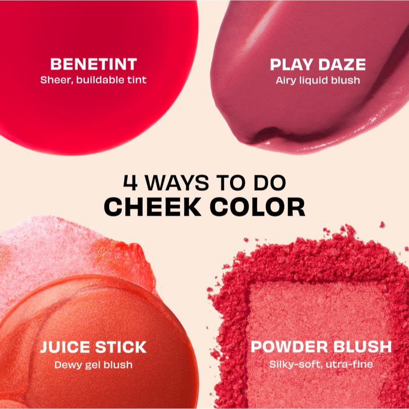 Benefit Play Daze tekutá lícenka odtieň Willa 6 ml