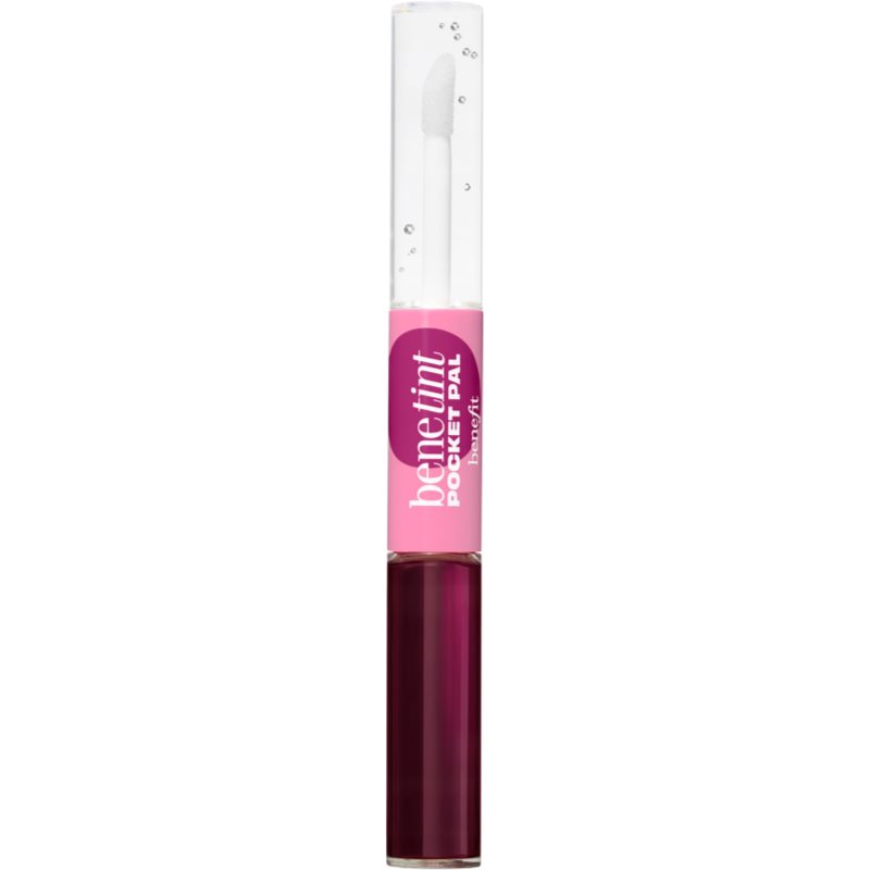 Benefit Benetint Pocket Pal дълготрайно течно червило с блясък цвят Raspberry 5.2 мл.