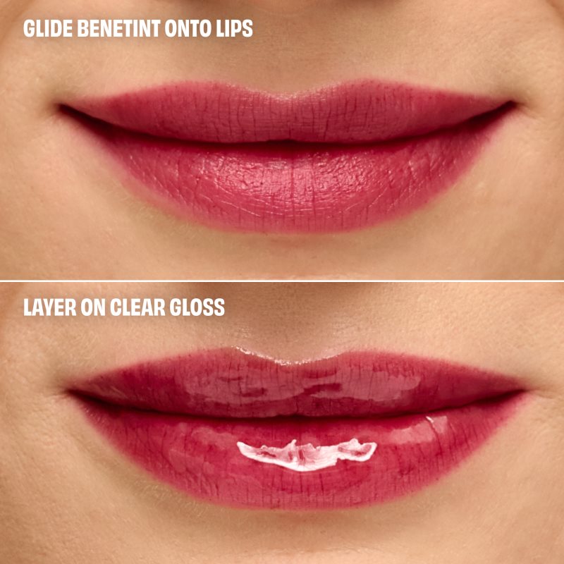 Benefit Benetint Pocket Pal langanhaltender flüssiger Lippenstift mit Glanz Farbton Raspberry 5.2 ml (Bild 5)