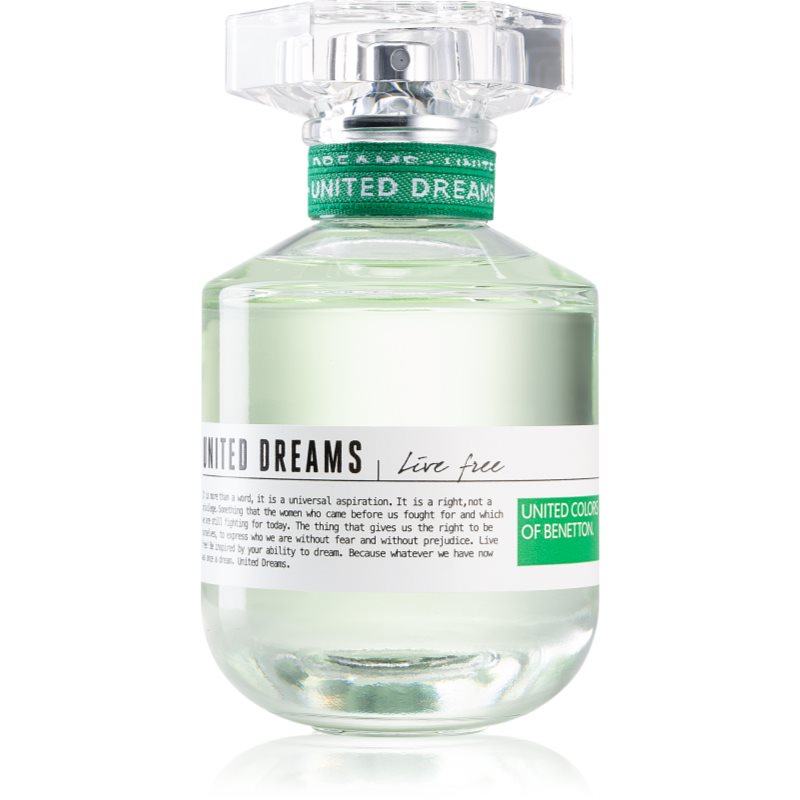 Benetton United Dreams for her Live Free tualetinis vanduo moterims 80 ml
