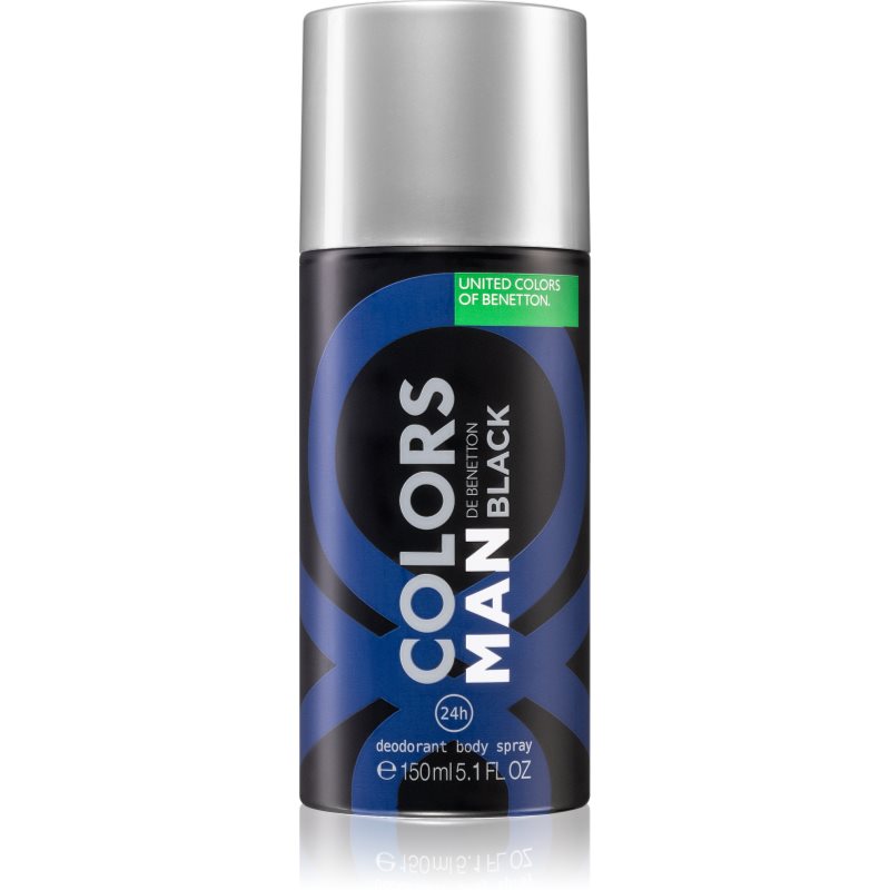 Benetton Colors de Benetton Man Black dezodorant v pršilu za moške 150 ml