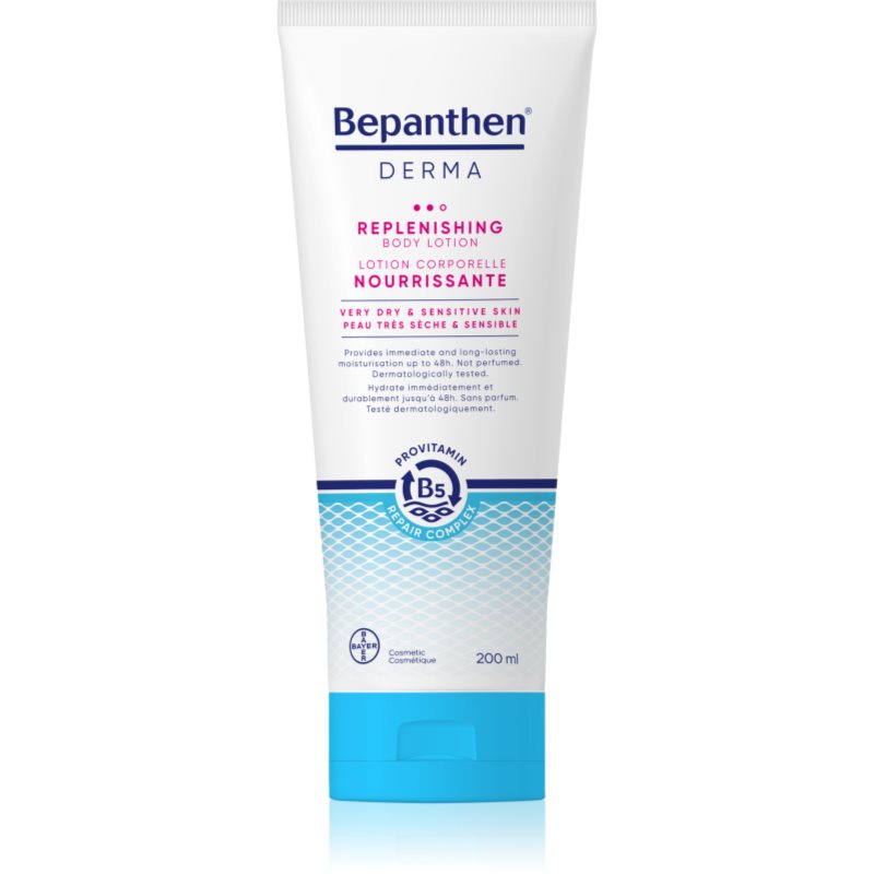 Bepanthen DERMA Replenishing Body Lotion ošetrujúce telové mlieko na regeneráciu pokožky 200 ml