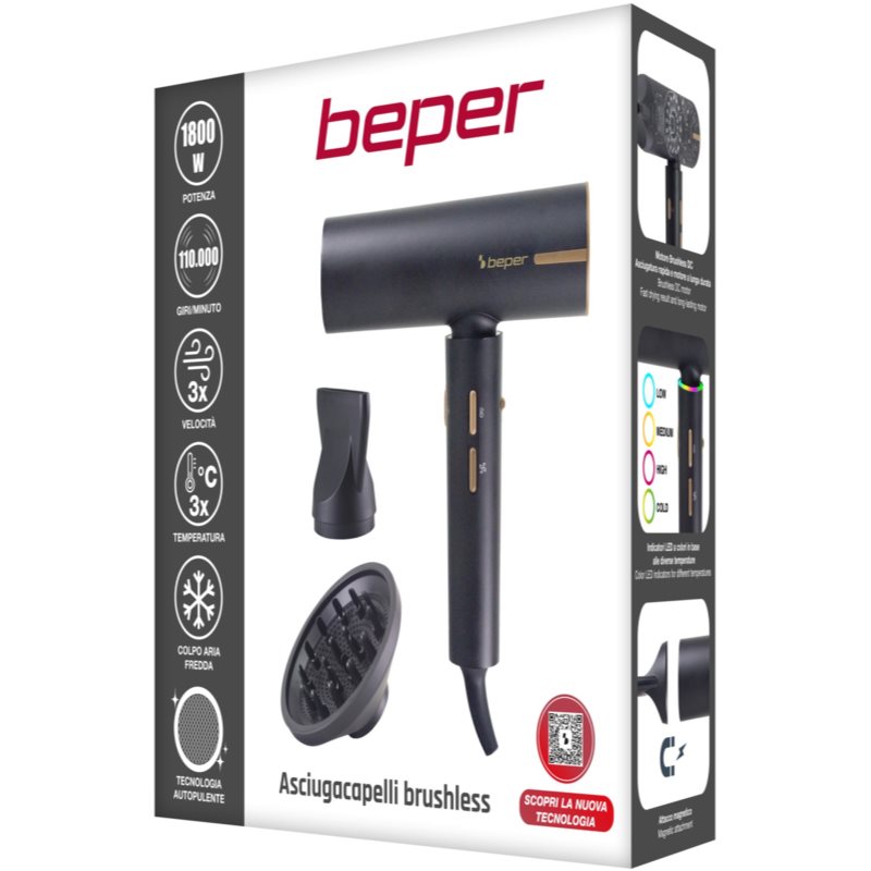 BEPER P301ASC010 fén na vlasy 1 ks (obrázek 3)