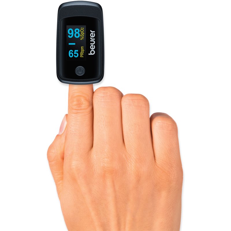BEURER PO 45 oxymetr s pulsoměrem černý 1 ks (obrázek 3)