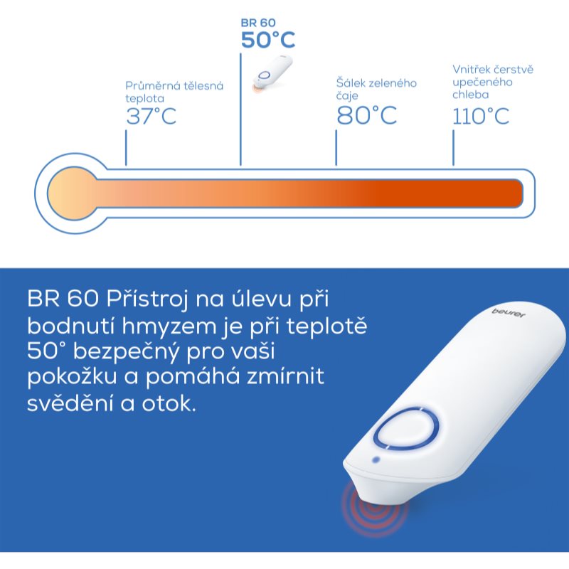 BEURER BR 60 přístroj k ošetření kousnutí hmyzem 1 (obrázek 10)