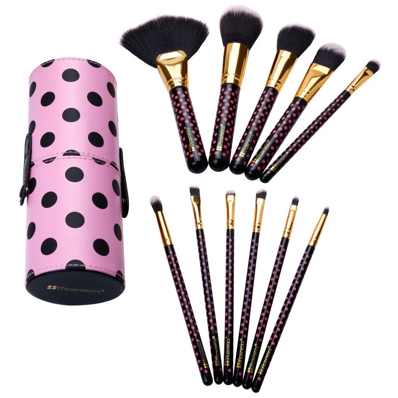 

BH Cosmetics Pink-A-Dot набір щіточок для макіяжу