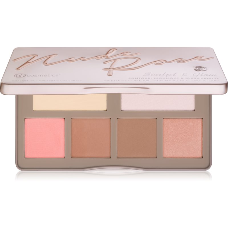 

BH Cosmetics Nude Rose Sculpt & Glow контурна палетка для обличчя